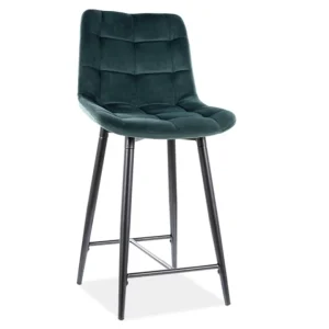 Hoker niski CHIC H-2 VELVET zielony kuchenny 2336947 Hoker niski CHIC H-2 VELVET zielony kuchenny 2336947