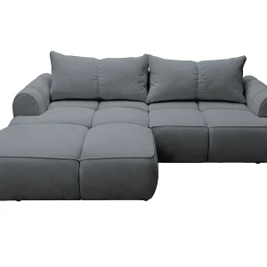 Kanapa narożna 280 cm Avani, narożnik rozkładany z pojemnikiem, nowoczesny styl, design, lewostronny – szary 5041748