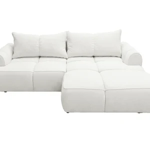 Kanapa narożna 280 cm Avani, narożnik rozkładany z pojemnikiem, nowoczesny styl, design, prawostronny – kremowy 5041755