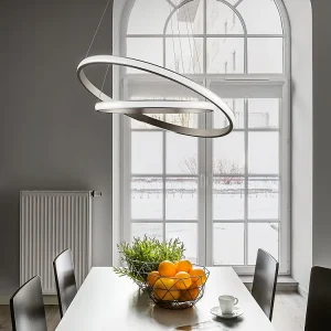 Żyrandol LED Iole S2 40W z funkcją ściemniania – nowoczesna lampa wisząca z podwójnym pierścieniem z tytanu, ciepłe światło 3000K, 2000 lm, elegancki design 4105006 Żyrandol LED Iole S2 40W z funkcją ściemniania – nowoczesna lampa wisząca z podwójnym pierścieniem z tytanu, ciepłe światło 3000K, 2000 lm, elegancki design 4105006
