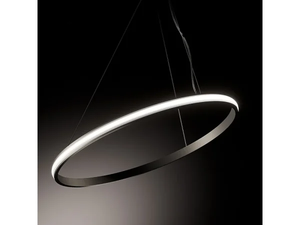 Iole S1 LED 28W lampa wisząca z możliwością ściemniania – nowoczesny żyrandol pierścieniowy z tytanu, ciepłe światło 3000K, IP20 4105073 Iole S1 LED 28W lampa wisząca z możliwością ściemniania – nowoczesny żyrandol pierścieniowy z tytanu, ciepłe światło 3000K, IP20 4105073
