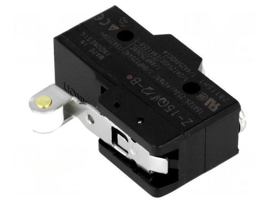 Mikroprzełącznik SNAP ACTION 15A/250VAC 6A/30VDC SPDT Poz: 2 Z‑15GW22‑B