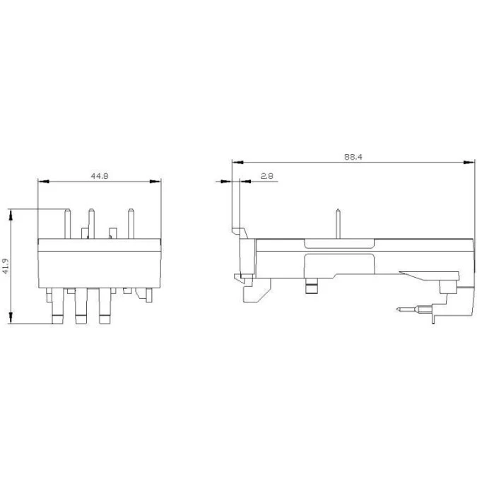 Moduł połączeniowy hybrydowy, elektryczny i mechaniczny, do 3RV2.1 3RA2911‑2FA00 - obrazek 2