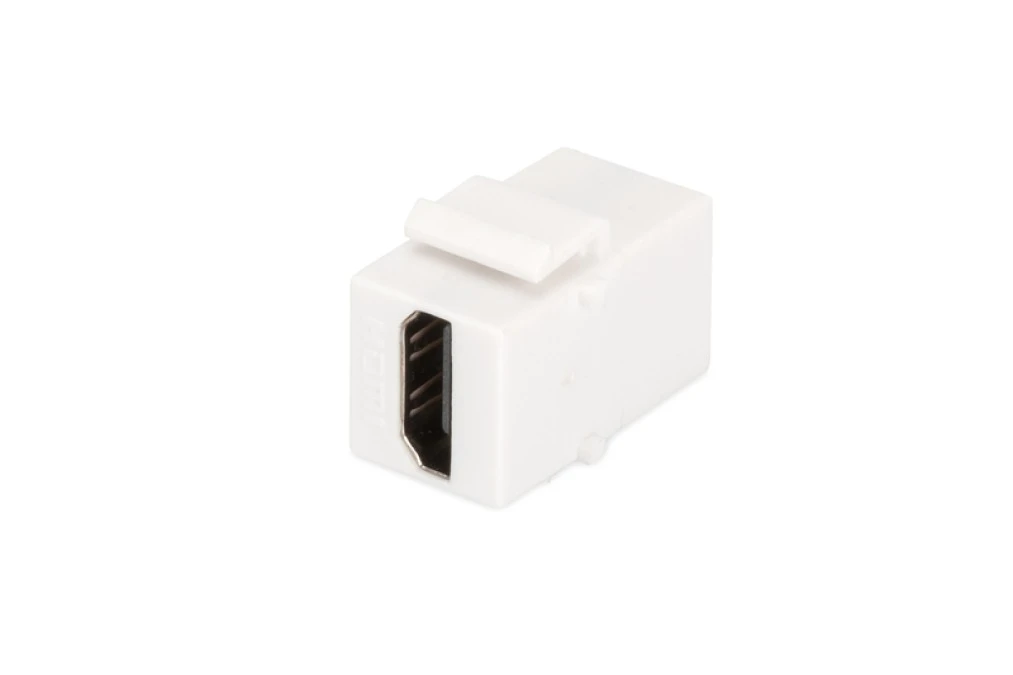 Moduł Keystone HDMI łącznik do gniazd i pustych paneli żeński/żeński biały DN‑93401 - obrazek 1
