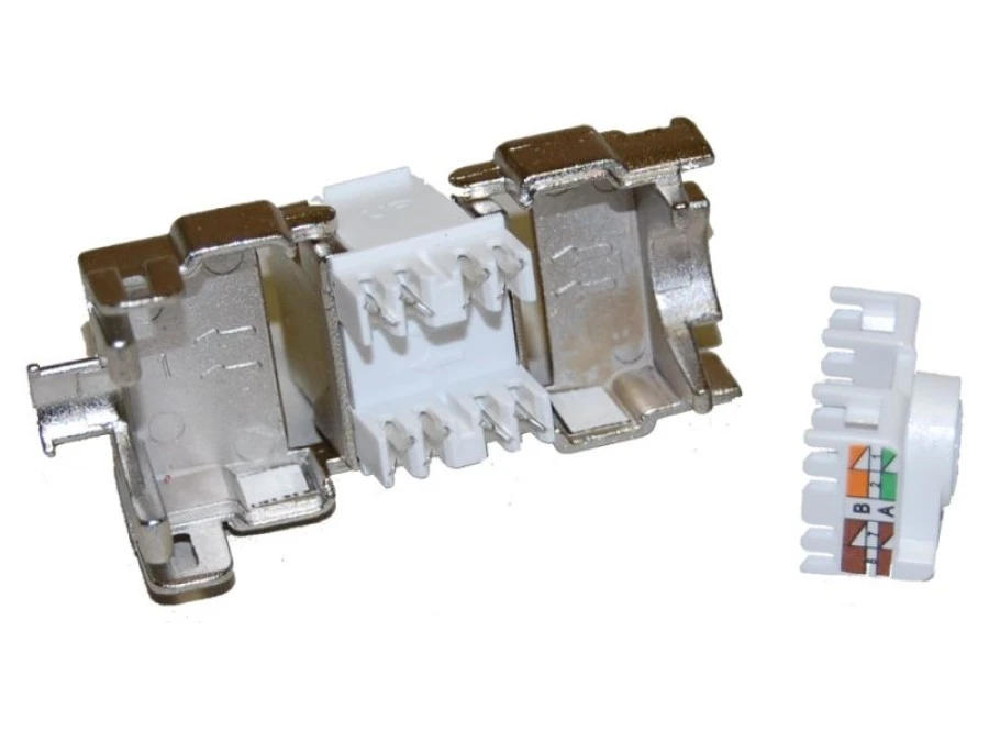 Moduł keystone RJ45 beznarzędziowy STP kat.5E ALANTEC MB002 - obrazek 2