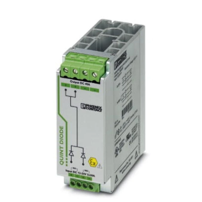 Moduł diodowy szyn nośnych 12‑24V DC/2x20A lub 1x40A DIN 2320157 - obrazek 3
