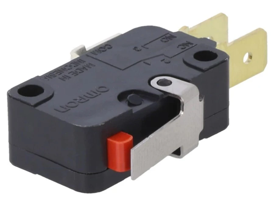 Mikroprzełącznik SNAP ACTION z dźwignią SPDT 16A/250VAC IP40 D3V161M1C5 - obrazek 1