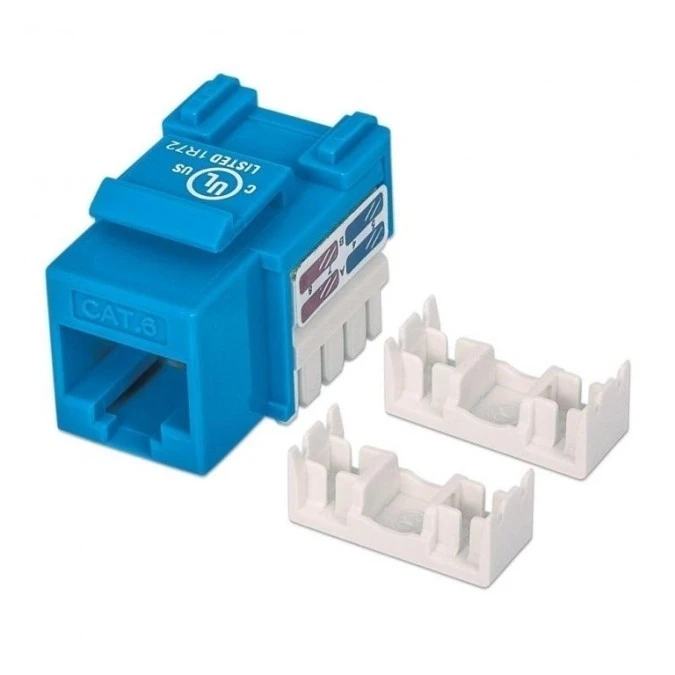 Moduł Keystone RJ45 UTP Cat6 Niebieski 210737 - obrazek 1
