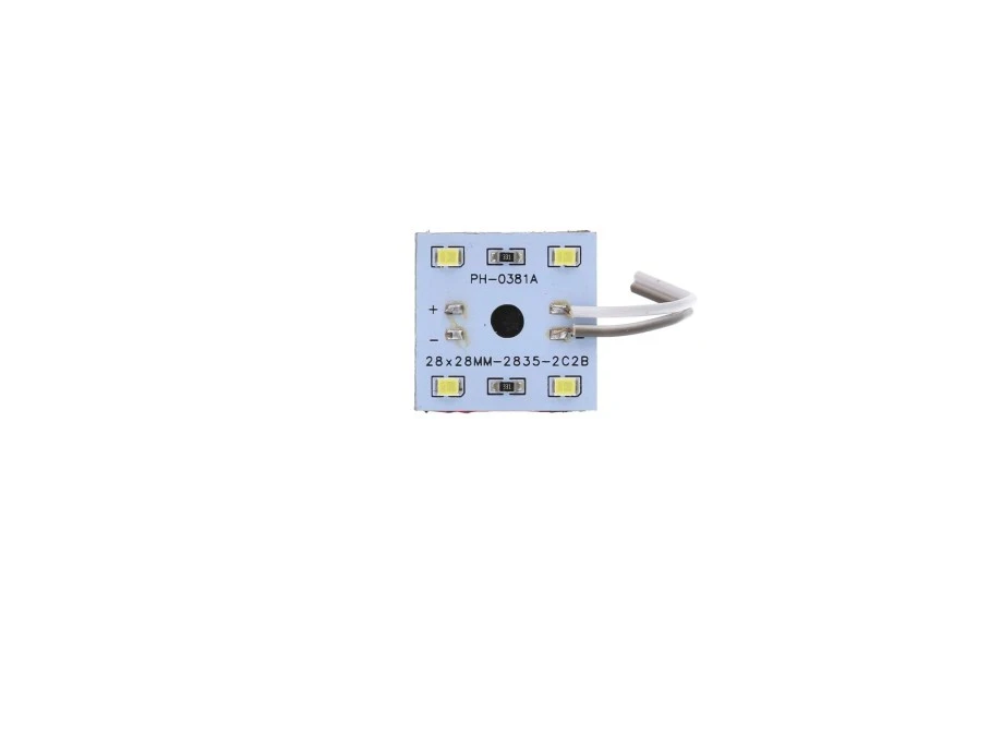 Moduł 4led 12V SMD2835 biały zimny 10000K - obrazek 2