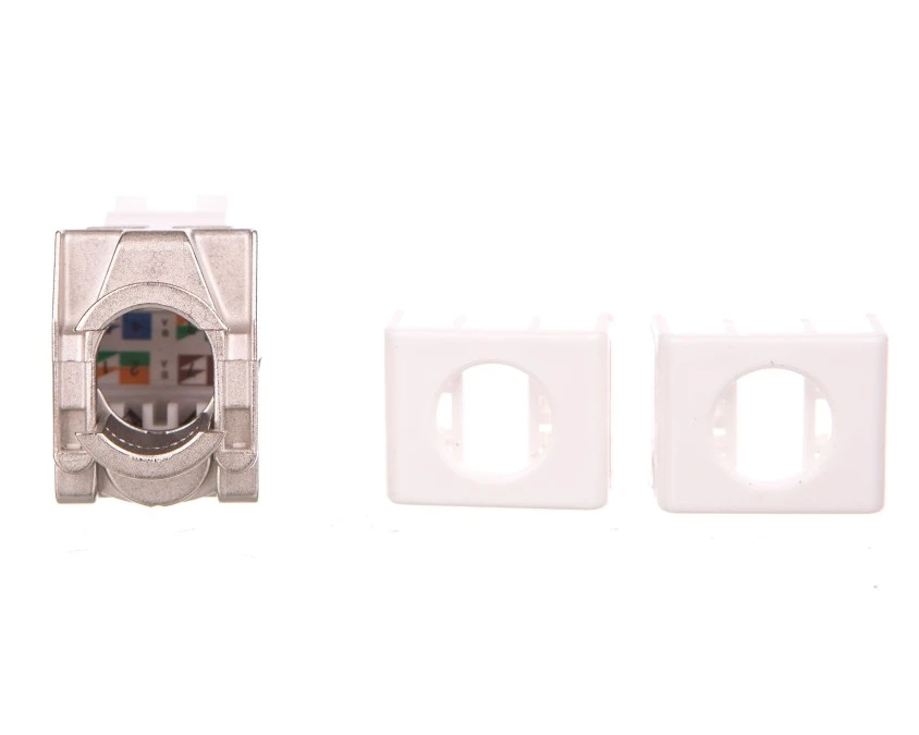 Moduł Keystone RJ45 8P8C kat. 6 STP beznarzędziowy stalowy DN‑93612‑1 - obrazek 2