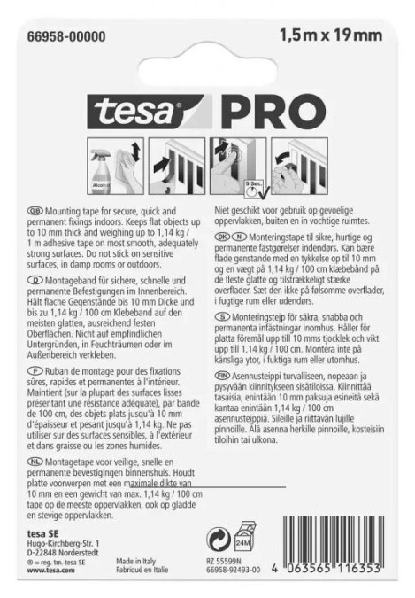 Mounting PRO universal, 25x12, uniwersalna /8szt./ - obrazek 2