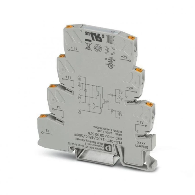 Moduł przekaźnika półprzewodnikowego PLC‑OPT‑ 24DC/ 48DC/500/W 2900378 - obrazek 1