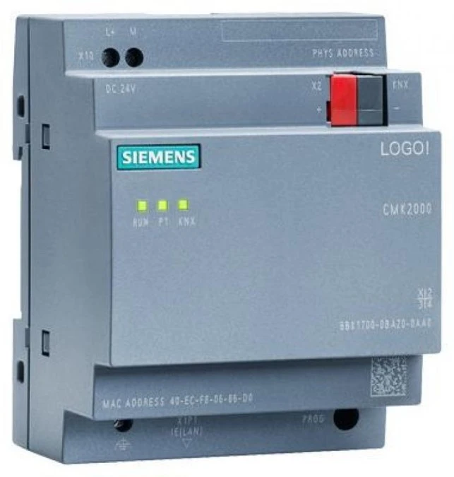 Moduł komunikacyjny LOGO! 8 do KNX 24V DC 0,04A port Ethernet RJ45 6BK1700‑0BA20‑0AA0 - obrazek 1