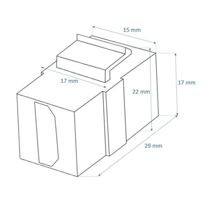 Moduł Keystone HDMI F/F IWP‑ADAP‑HDMIW - obrazek 3