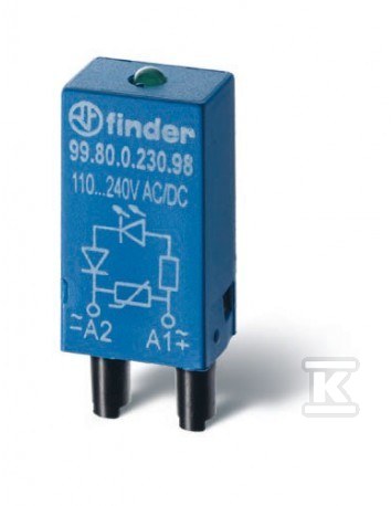 Moduł EMC, LED zielony+warystor 6-24VAC/DC 99.80.0.024.98 - obrazek 1