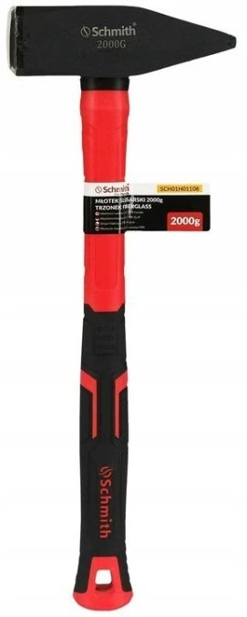 Młotek ślusarski 2000g 2kg trzonek Fiberglass Schmith - obrazek 1