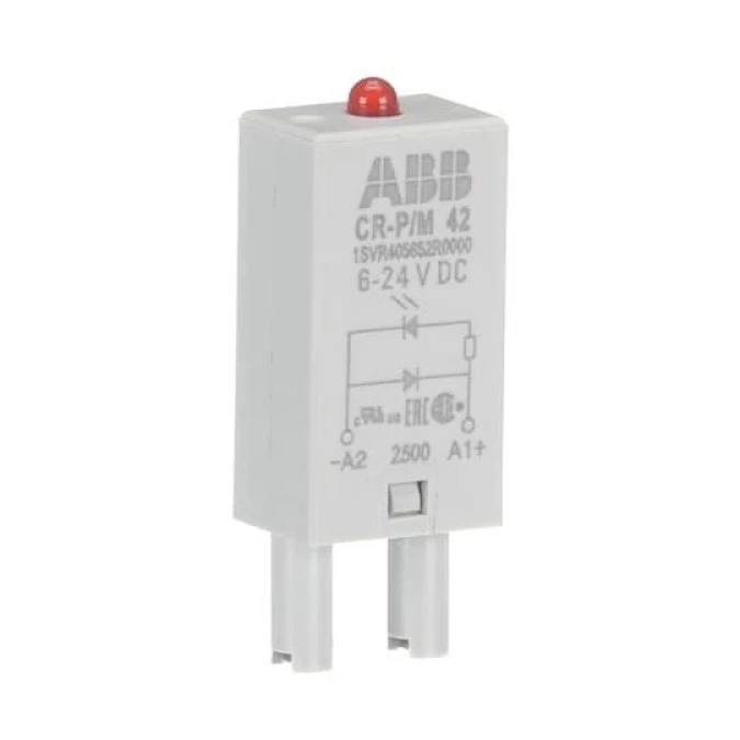 Moduł CR‑P/M 42 diody i diody LED czerwonej 6‑24VDC A1+ A2‑ 1SVR405652R0000 /10szt./ - obrazek 1