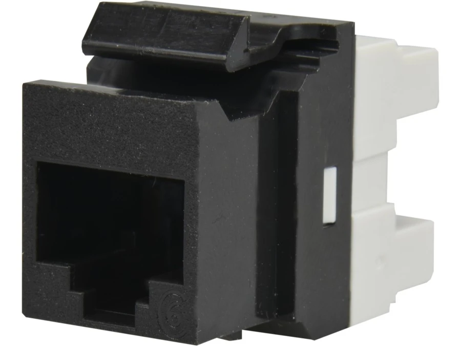 Moduł keystone RJ45 UTP kat.6 nieekranowany czarny Molex - obrazek 1