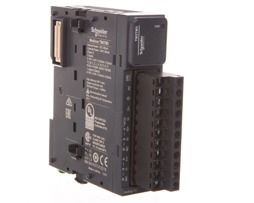 Moduł 2 wejść/1 wyjść analogowych temperaturowych Modicon TM3‑2I/1O TM3TM3 - obrazek 1