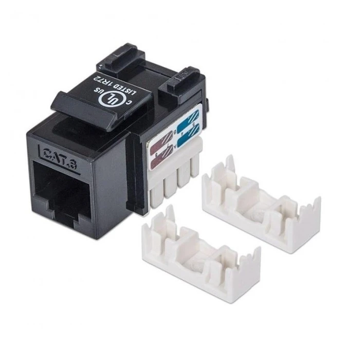 Moduł Keystone RJ45 UTP Cat6 Czarny 210720 - obrazek 1