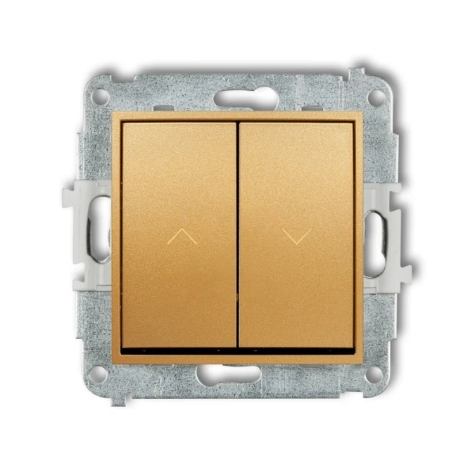 MINI Mechanizm łącznika żaluzjowego z podtrzymaniem złoty 29MWP‑88 - obrazek 1