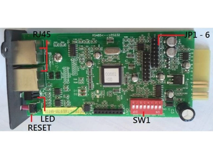 Moduł MODBUS dla UPS POWERWALKER serii VFI RT LCD, VFI T LCD, 10/20K TCP/TP 3/1 10120564 - obrazek 2