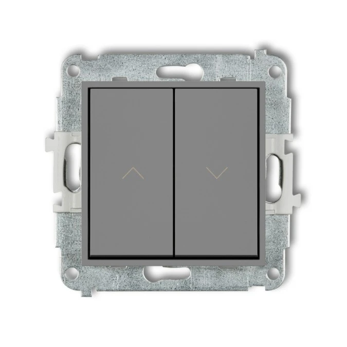 MINI Mechanizm łącznika żaluzjowego z podtrzymaniem szary mat 27MWP‑88 - obrazek 1