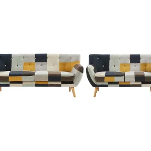 Kanapa 3+2-osobowa z tkaniny patchwork SERTI II 545491