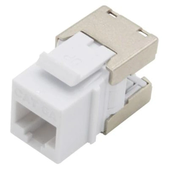 Moduł keystone RJ45 UTP kat.6A nieekranowany biały Molex - obrazek 1