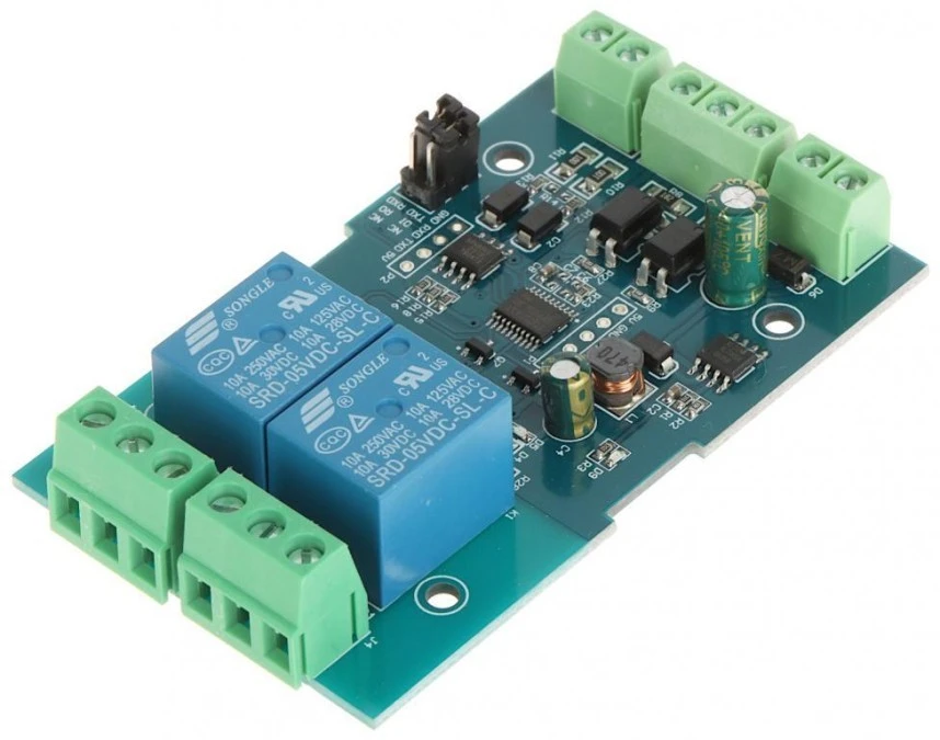 Moduł przekaźnikowy 2R‑D7 Modbus RTU - obrazek 1