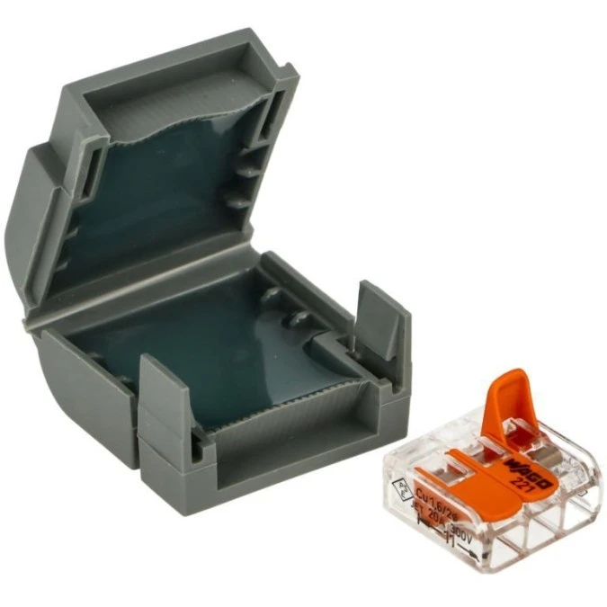 Mufa kablowa żelowa wielokrotnego użytku na 1 złączkę 0,2‑4mm2 hermetyczna IPx8 ShellBOX MJBF‑113 - obrazek 2