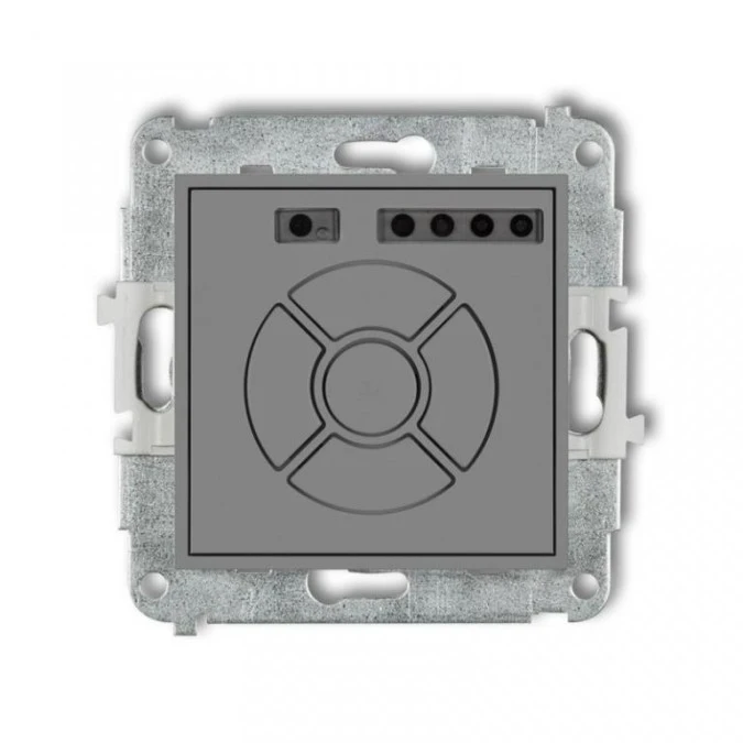 MINI Elektroniczney sterownik roletowy (sterowanie lokalne i pilotem) szary mat 27MSR‑2