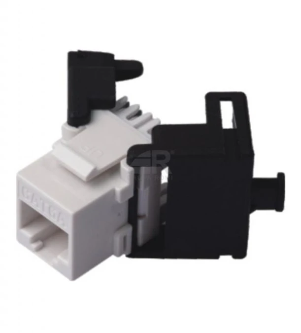 Moduł gniazda RJ45 (keystone) kat. 5e nieekranowany UTP beznarzędziowy - obrazek 1