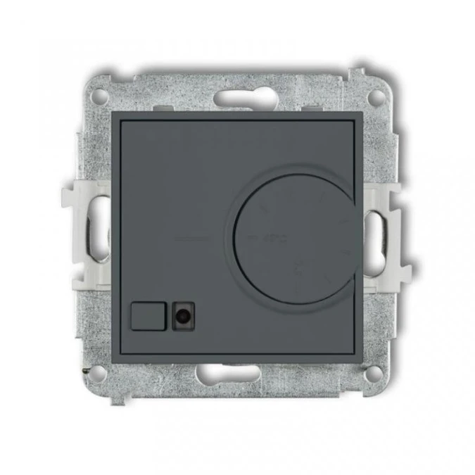 MINI Regulator temperatury elektroniczny z czujnikiem powietrznym grafitowy mat 28MRT‑2