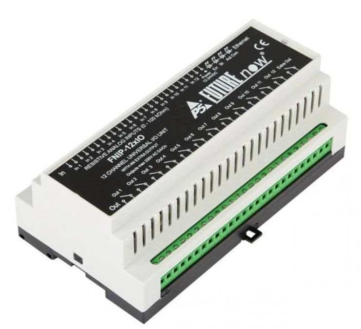 Moduł przekaźników 12+1 z wejściami analogowymi FNIP‑12xIO