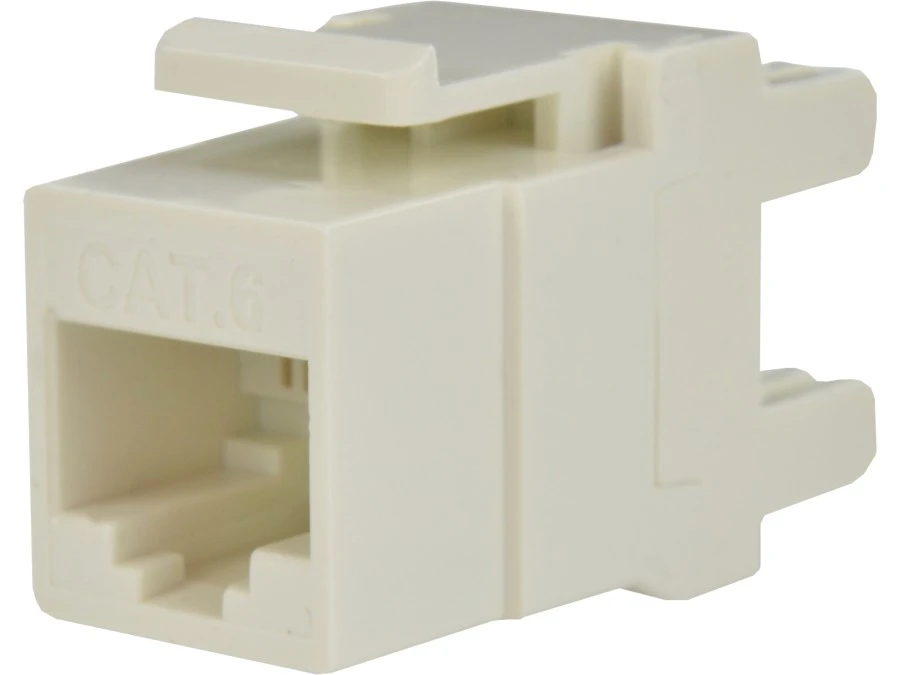 Moduł keystone RJ45 UTP kat.6 nieekranowany tylny montaż biały NEKU - obrazek 1
