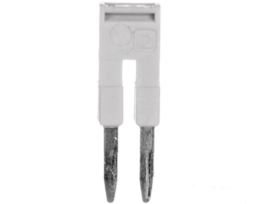 Mostek wtykany 2‑biegunowy 4mm szary FBS 2‑4 GY 3030118 - obrazek 1