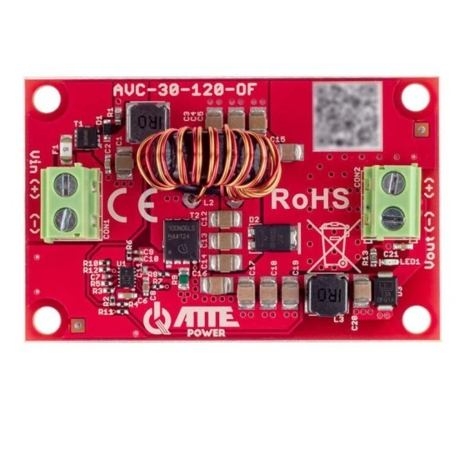 Moduł do zasilania rejestratora, przetwornica DC/DC 12V IP20 ATTE - obrazek 1