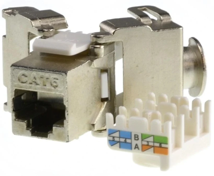Moduł keystone RJ45 FTP kat.6 ekranowany beznarzędziowy - obrazek 1