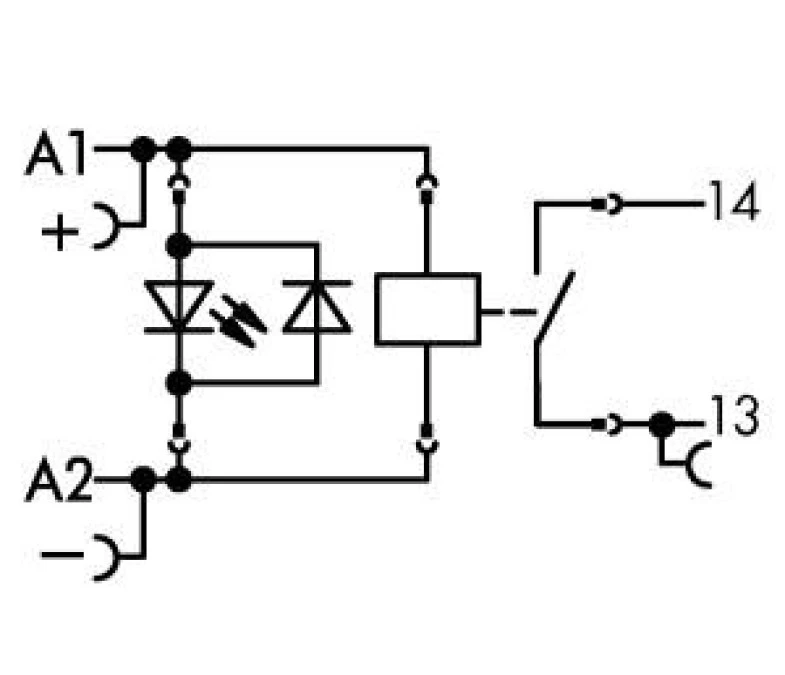 Moduł przekaźnikowy 24V DC 1C 16 A RT1 788‑357 /1szt./ - obrazek 2