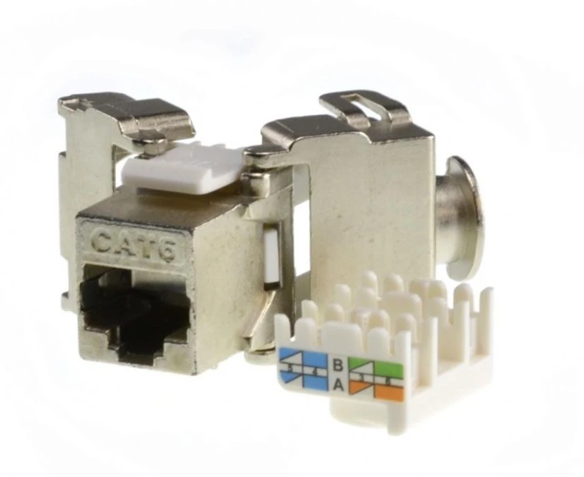 Moduł keystone RJ45 kat.6 FTP GMPnet supported by BITNER ‑ 25 LAT gwarancji CU.MK.00033 - obrazek 1
