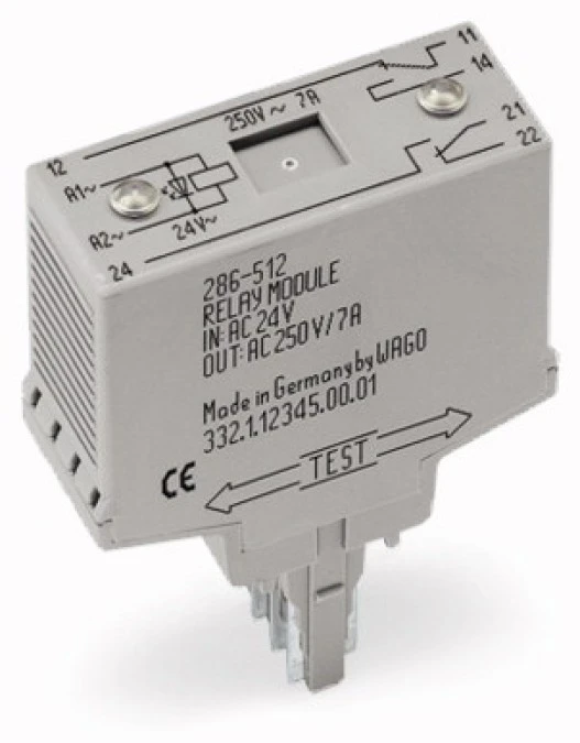 Moduł przekaźnikowy 20mm 220V DC 2p 286‑316 /1szt./