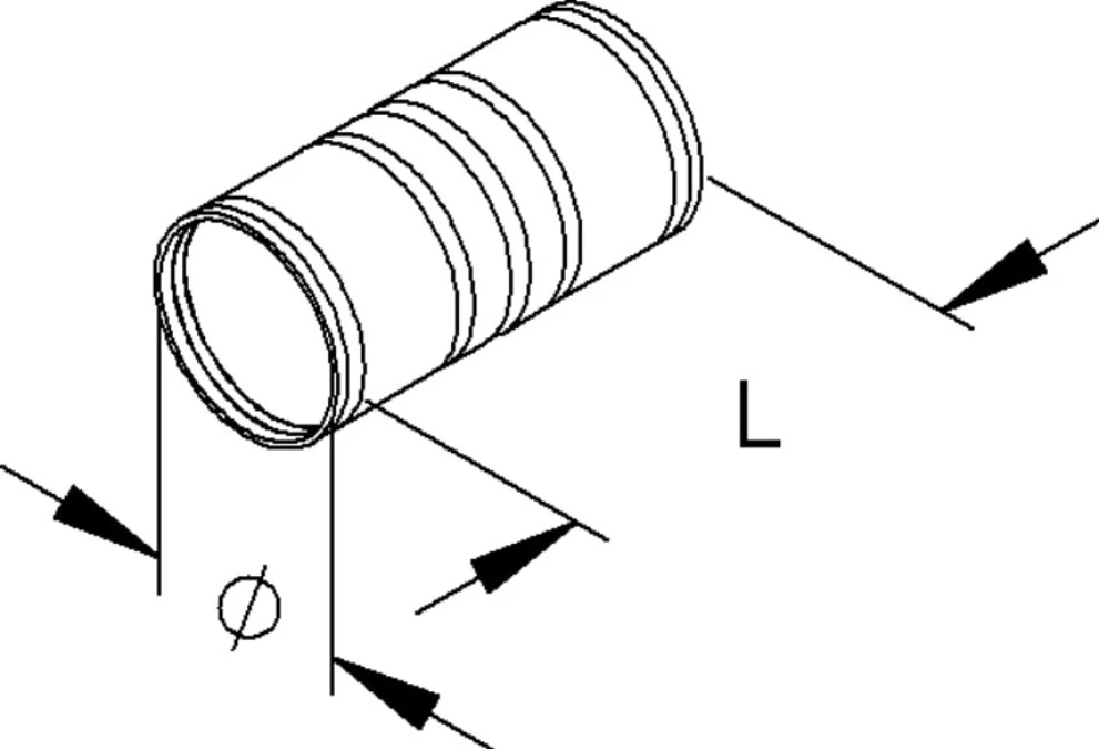 Mufa połączeniowa aluminiowa 50 mm IESM 50 AL - obrazek 2