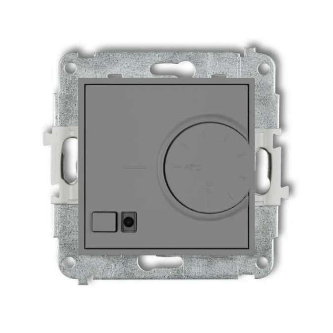 MINI Regulator temperatury elektroniczny z czujnikiem podpodłogowym srebrny metalik 7MRT‑1 - obrazek 1