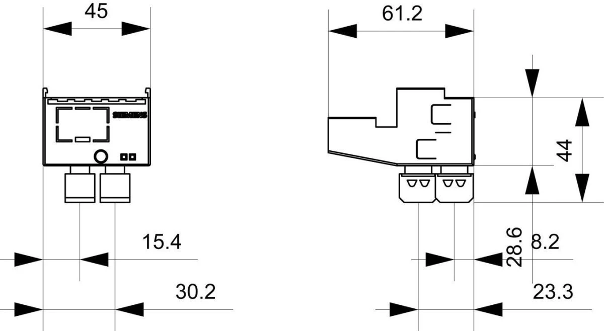 Moduł komunikacyjny do rozruszników 3RA6 3RA6970‑3A - obrazek 2
