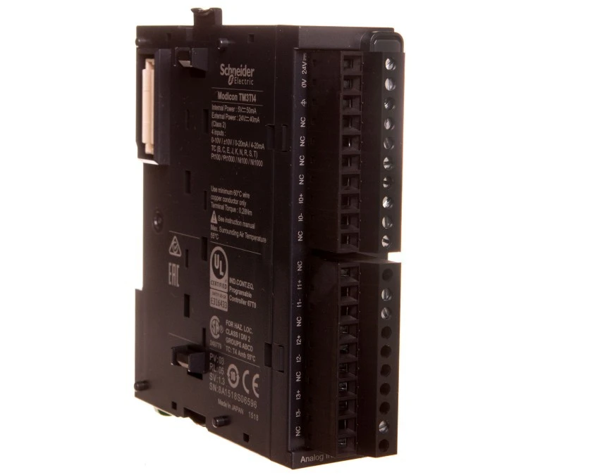 Moduł 4‑wejścia PTC/NTC Modicon TM3‑4 TM3TI4 - obrazek 1