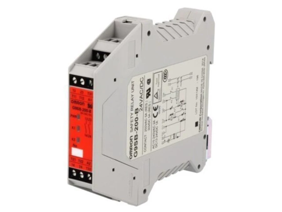 Moduł: przekaźnik bezpieczeństwa, 24VAC, 24VDC, Input: 1, G9SB G9SB‑200‑B - obrazek 1