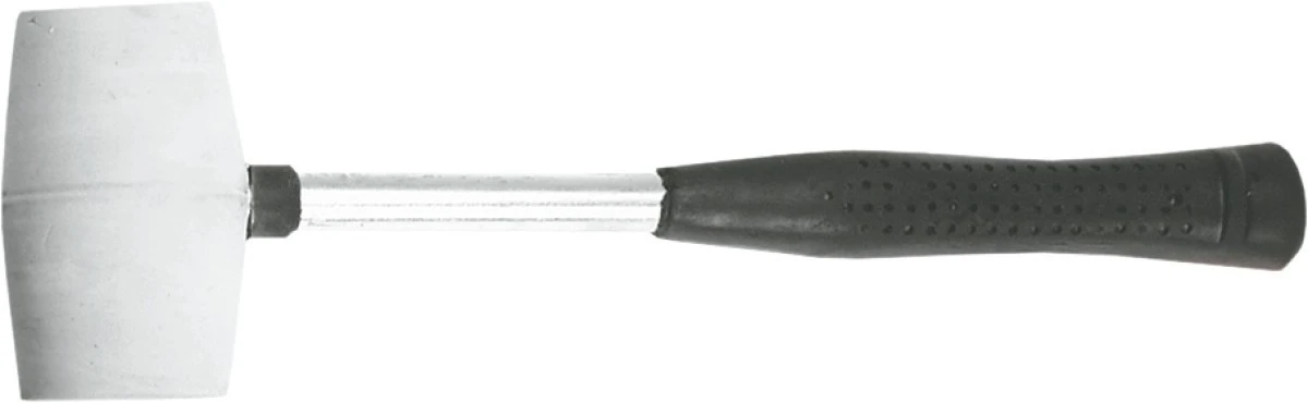 Młotek gumowy 225g 40mm biała guma 02A310 - obrazek 1
