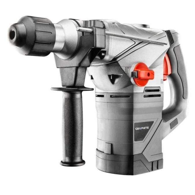 Młot udarowy SDS‑Plus 4,5J 230V 1500W w walizce z akcesoriami GRAPHITE - obrazek 1