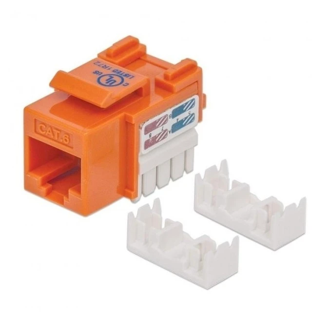Moduł Keystone RJ45 UTP Cat6 Pomarańczowy 210775 - obrazek 1